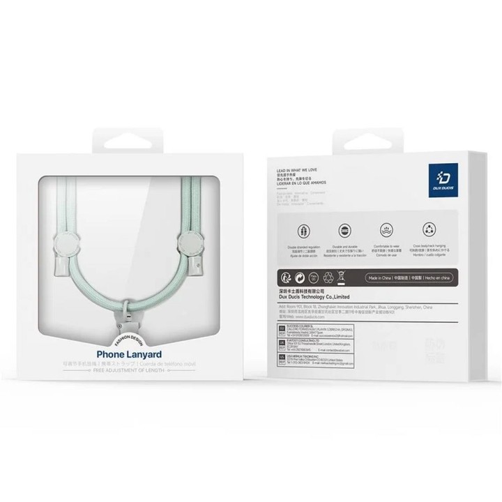 DUX DUCIS Plaz - phone lanyard light green
