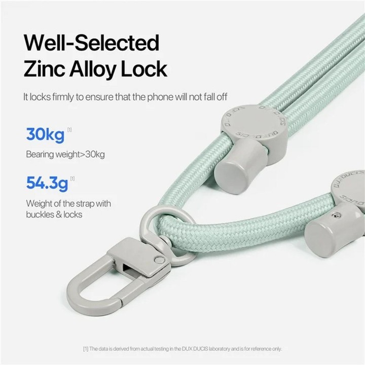 DUX DUCIS Plaz - phone lanyard light green