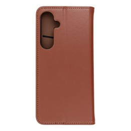 Flip case for Samsung S24 FE Smart Pro Book leather brown
