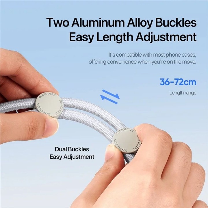 DUX DUCIS Plaz - phone lanyard grey