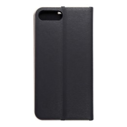 Etui z klapką na iPhone 7 PLUS / 8 PLUS Luna Book Gold czarne