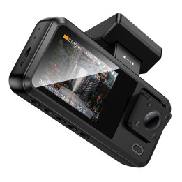 Car camera with 2" display 720p/30fps + interior camera 480p/30fps + rear camera 480p/30fps Hoco DV15 black
