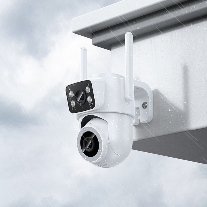 Kamera zewnętrzna 2MP Full HD Wi-Fi Hoco D9 biała