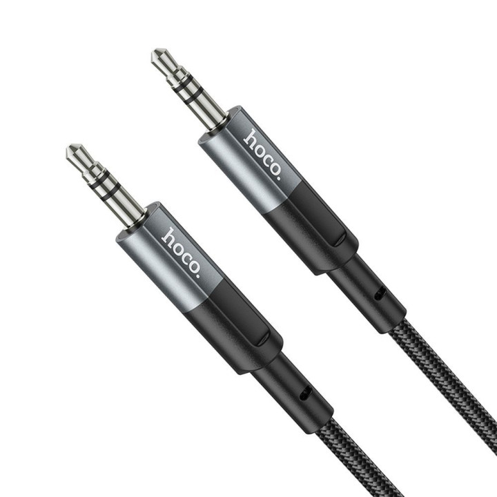 AUX cable Jack 3,5 mm to Jack 3,5 mm Hoco 1 m UPA23 grey (SC)