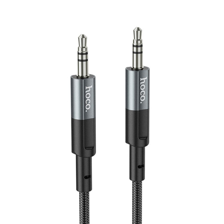 AUX cable Jack 3,5 mm to Jack 3,5 mm Hoco 1 m UPA23 grey (SC)