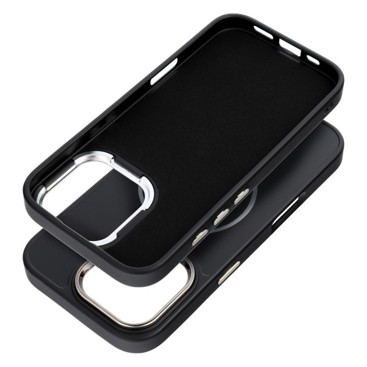Чохол для iPhone 18 Pro Max / 17 Pro Max Frame Mag Cover сумісний з MagSafe чорний