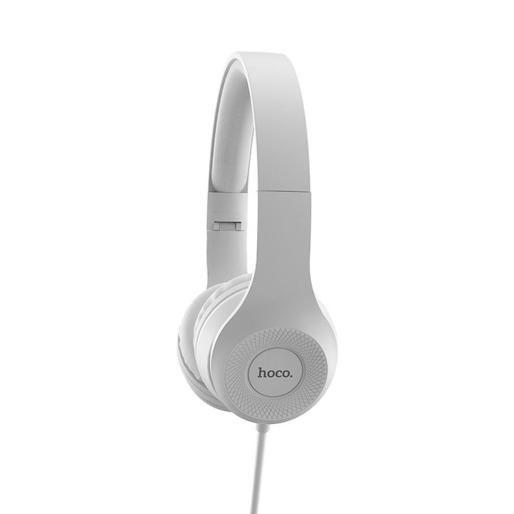 Wired on-ear headphones Jack 3,5 mm Hoco W21 grey