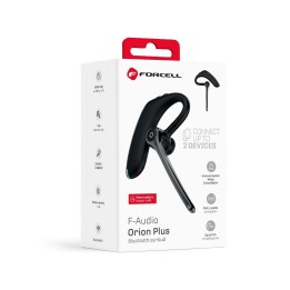 Słuchawka bezprzewodowa mono (ENC, Multipoint, BT 6.0 + EDR, 170mah) FORCELL Orion Plus czarny 0INT