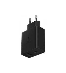 Оригінальний зарядний пристрій Samsung Fast Charger EP-TA220NBEGEU 1x USB C, 1x USB A 3A 35W czarna blister