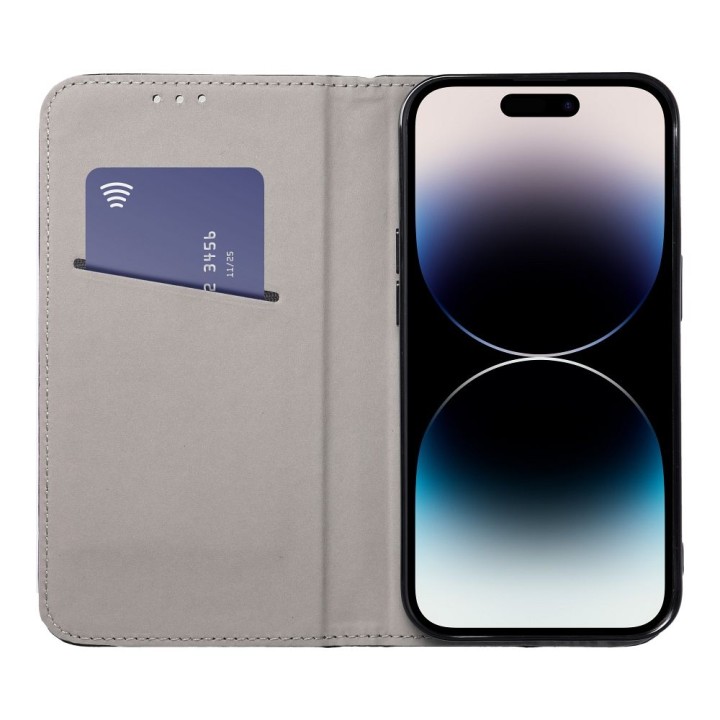 Чохол з клапаном для Samsung A25 5G Smart Magneto бордовий