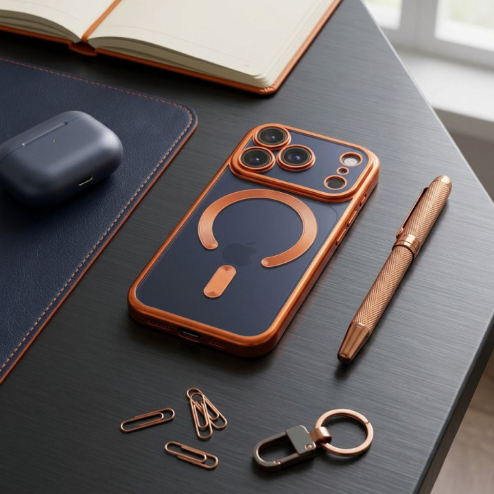 Etui na iPhone 18 Pro Max / 17 Pro Max Electro Mag Cover zgodne z MagSafe orange