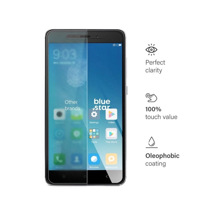 Tempered glass for Xiaomi Redmi Note 4 Blue Star