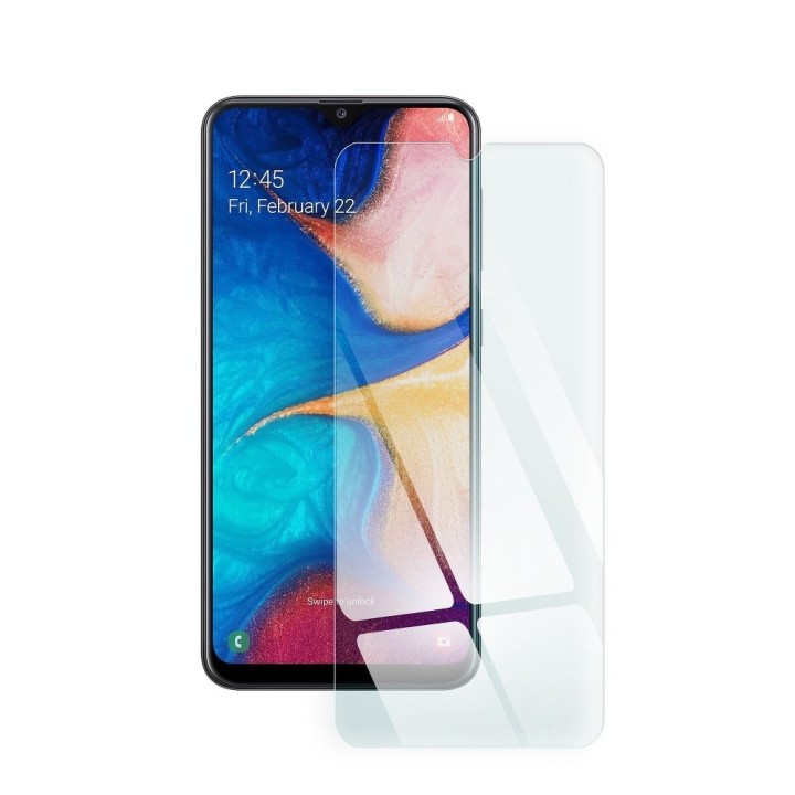 Закаленное стекло для Samsung A20 Blue Star