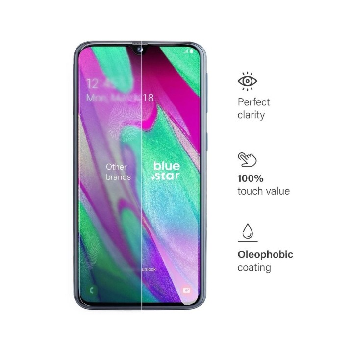 Szkło hartowane do Samsung A40 Blue Star