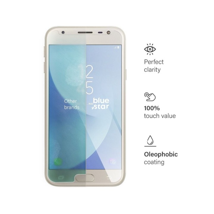 Tempered glass for Samsung J3 2017 Blue Star