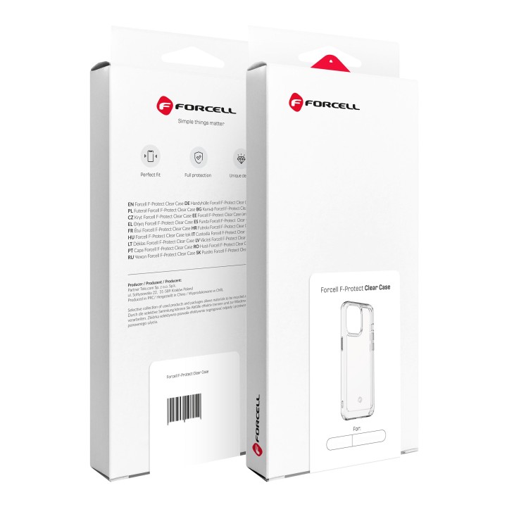 Case for Samsung A25 Forcell F-Protect Clear Case transparent