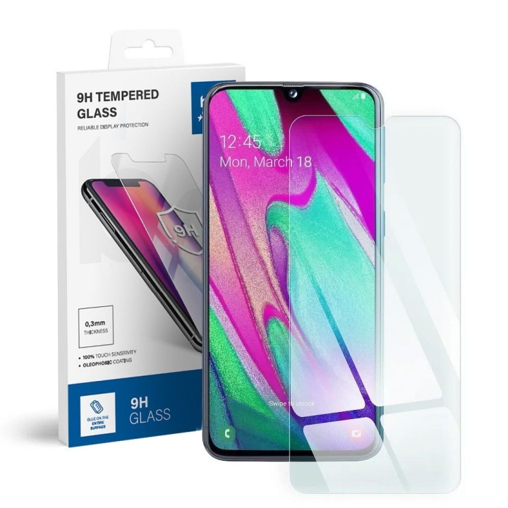 Tempered glass for Samsung A40 Blue Star