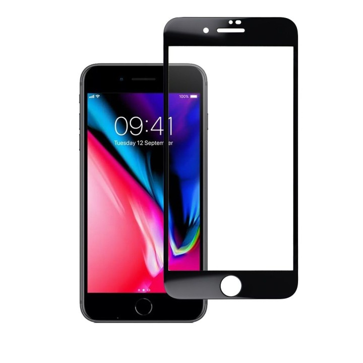 Szkło hartowane 5D do iPhone 7 / 8 PLUS (full glue) Blue Star czarne