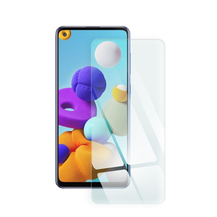 Tempered glass for Samsung A21s Blue Star