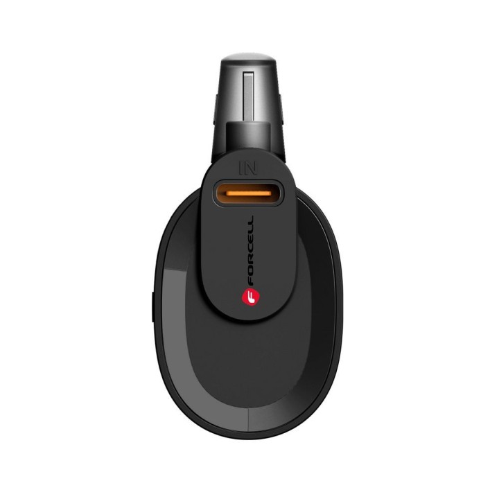 Повербанк Forcell F-Energy Power Plug F5K3 PD 20W 5000 mAh со встроенным разъемом USB C черный