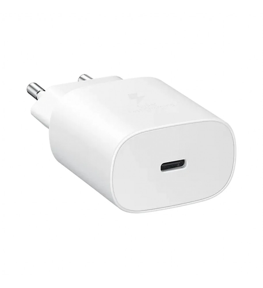 Оригінальний зарядний пристрій Samsung Fast Charger EP-TA800NWEGEU USB Typ C 3A 25W biała blister