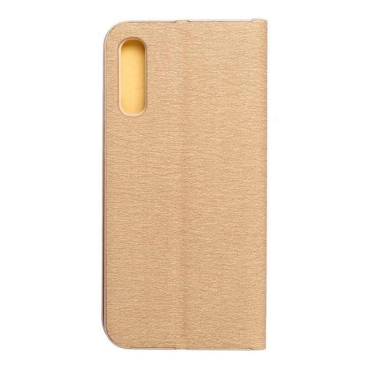 Flip case for Samsung A50 Luna Book Gold gold