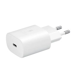 Оригінальний зарядний пристрій Samsung Fast Charger EP-TA800NWEGEU USB Typ C 3A 25W biała blister