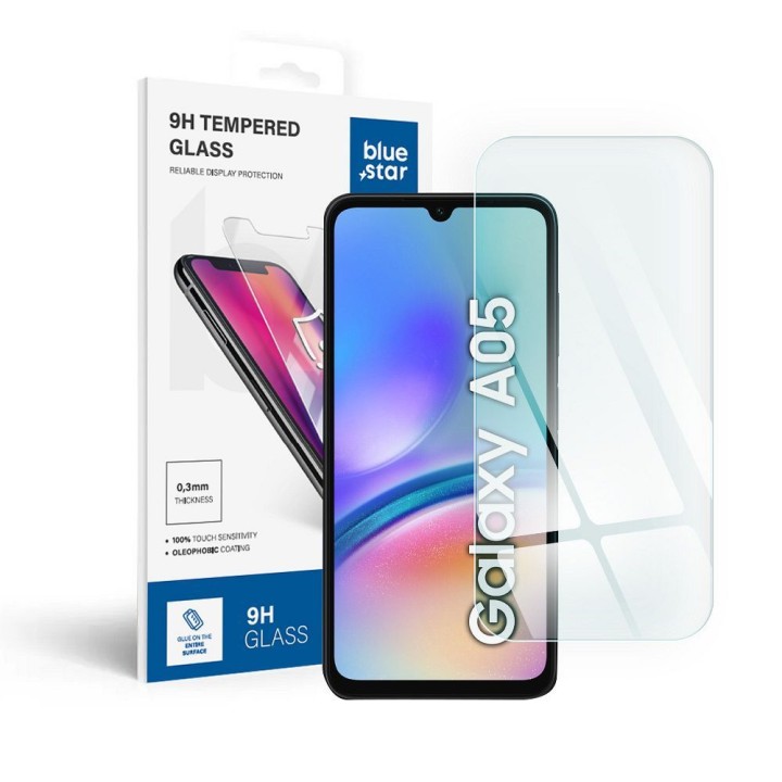 Szkło hartowane do Samsung A05 Blue Star