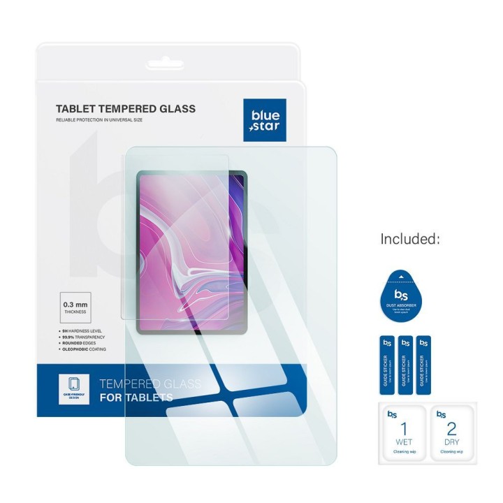 Tempered glass for Samsung Galaxy Tab S9 PLUS 12.4" Blue Star