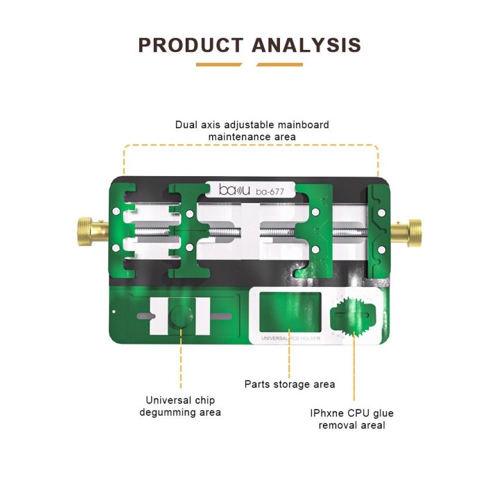 Сервисная рамка для PCB BAKU BA-677