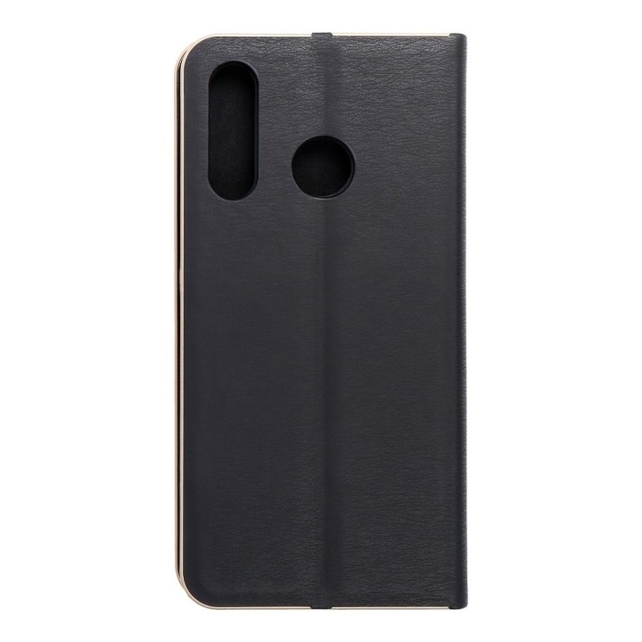 Чехол с клапаном для Huawei P30 LITE Luna Book Gold черный