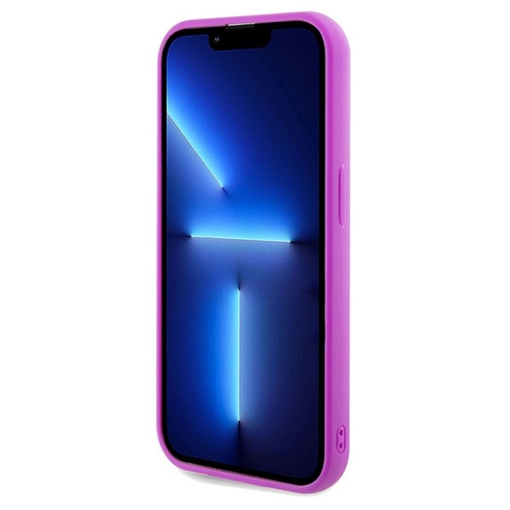 GUESS чохол для IPHONE 14 Pro GUHCP14LPMSDGSF (Disco Script Метал) фуксія