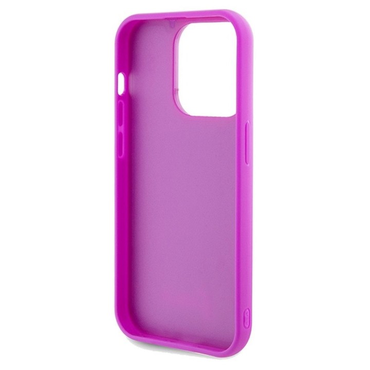 GUESS чохол для IPHONE 14 Pro GUHCP14LPMSDGSF (Disco Script Метал) фуксія