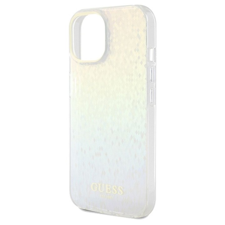 GUESS case for IPHONE 14 GUHCP14SHDECMI (IML Faceted Mirror / disco iridescent) multicolour