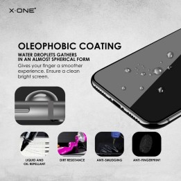 Tempered glass 3D for iPhone X/XS X-One black