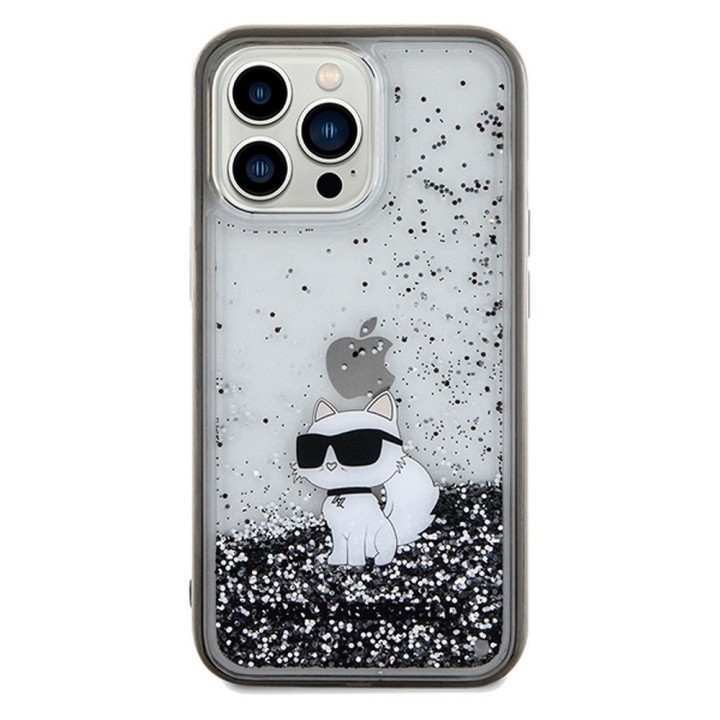 KARL LAGERFELD чохол для IPHONE 13 Pro KLHCP13LLKCNSK (Liquid Glitter C) прозорий
