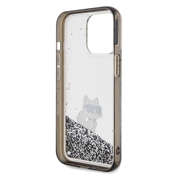 KARL LAGERFELD чохол для IPHONE 13 Pro KLHCP13LLKCNSK (Liquid Glitter C) прозорий