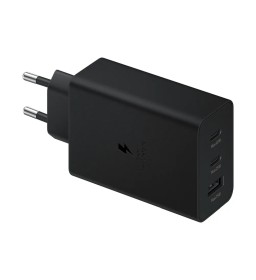 Оригинальное зарядное устрой Samsung Fast Charger EP-T6530NBEGEU Trio Adaptor 65W czarna blister