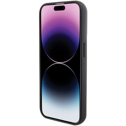KARL LAGERFELD case for IPHONE 14 Pro Max KLHCP14XGSACHPK (Gripstand Saffiano choupette PIN) black