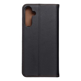 Etui z klapką na Samsung A15 4G / A15 5G Smart Pro Book skórzane czarne