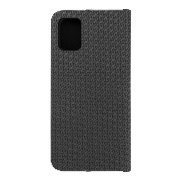 Чохол з клапаном для Samsung A51 Luna Book Carbon чорний