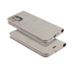 Чохол з клапаном для Xiaomi Redmi NOTE 8 PRO Luna Book Gold сріблястий