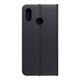 Чехол с клапаном для Huawei P20 LITE Luna Book Gold черный