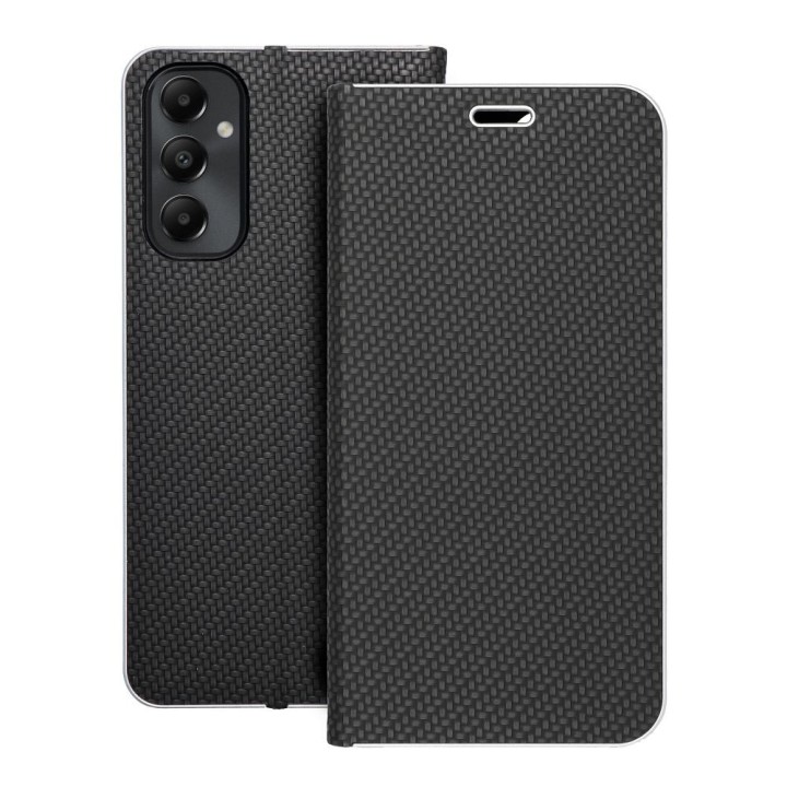 Чохол з клапаном для Samsung A05s Luna Book Carbon чорний
