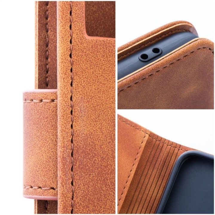 Чехол с клапаном для Samsung A05s Tender Book коричневый