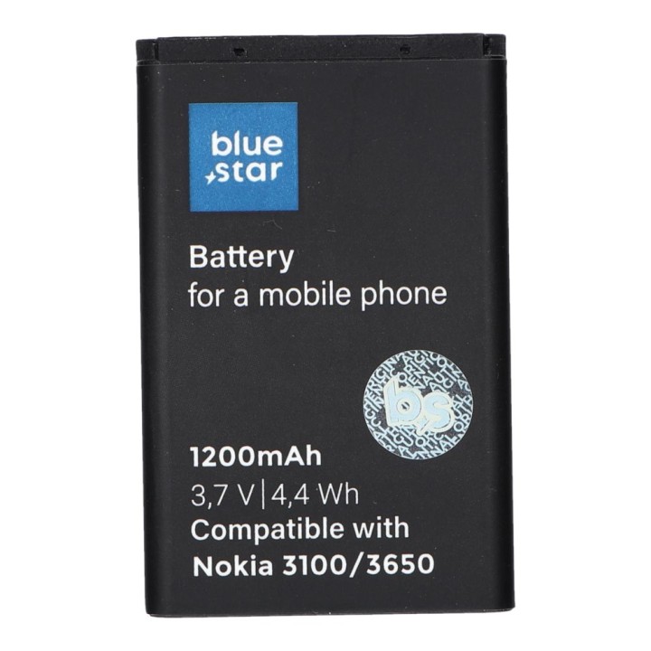 Акумулятор для Nokia 3100 / 3650 / 6230 / 3110 Classic 1200 mAh Blue Star Premium