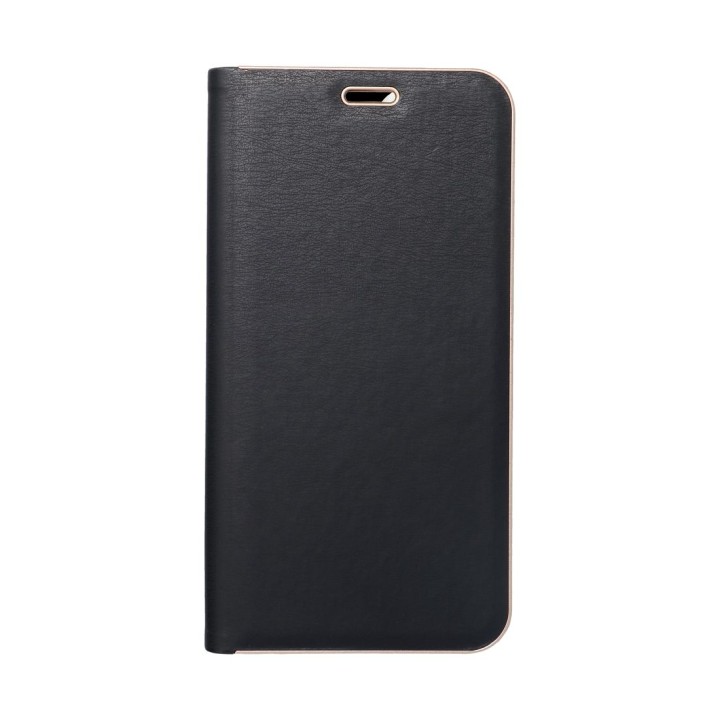 Etui z klapką na Samsung A05s Luna Book Gold czarne
