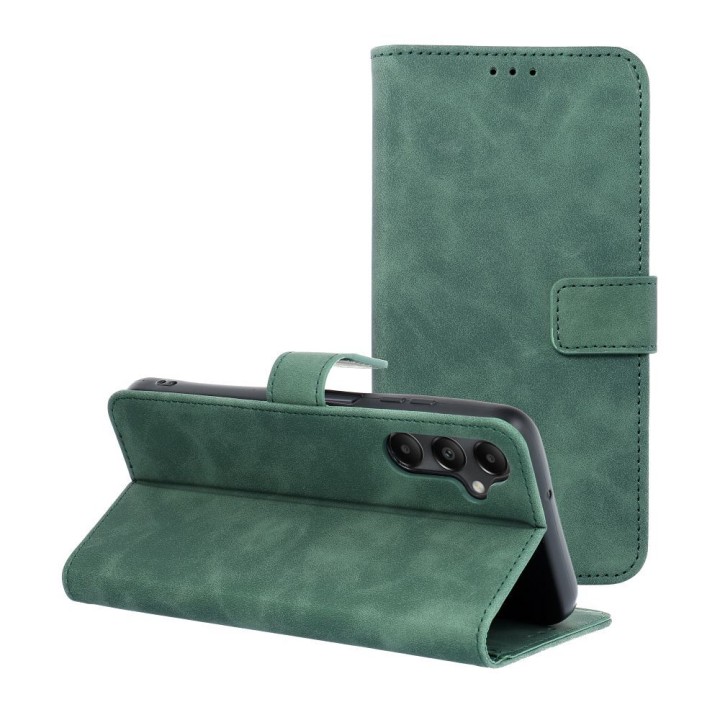 Flip case for Samsung A05s Tender Book green