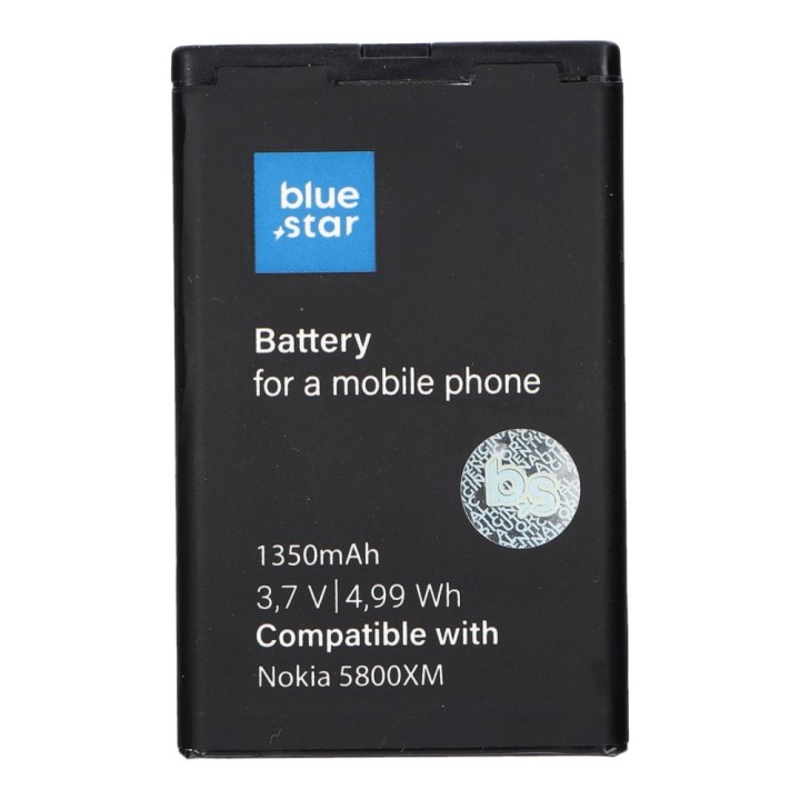 Акумулятор для Nokia 5800 XM / C3-00 / N900 / X6 / 5230 / Lumia 520 / 525 1350 mAh Blue Star Premium
