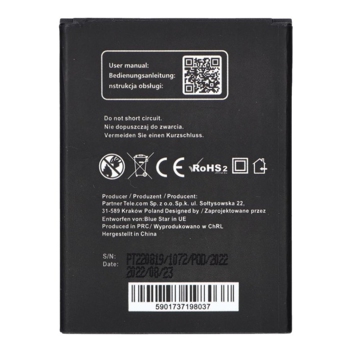 Battery for Samsung S4 Mini I9190 / Ace 4 G357 2100 mAh Blue Star Premium